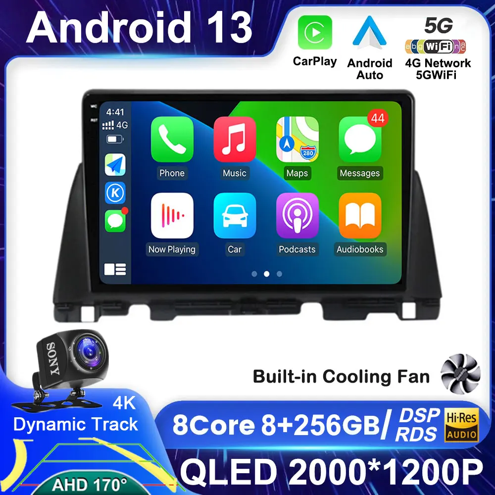 

Мультимедийная магнитола для Kia, мультимедийная стерео-система на Android 13, с 9 "экраном, GPS, DSP, IPS, Wi-Fi, 4G, типоразмер 2 Din, для Kia Optima 4 JF 2015 - 2020