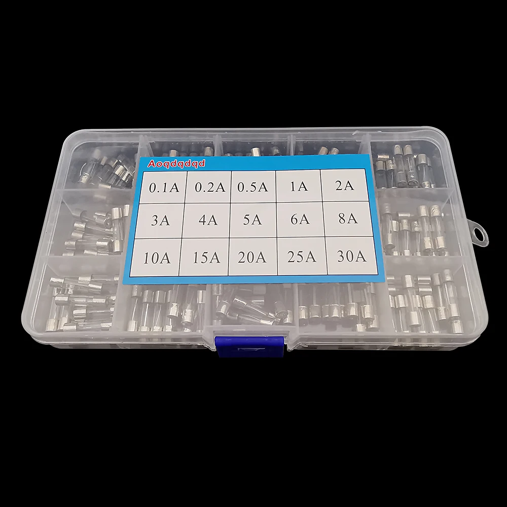 100/150 шт. стеклянные трубчатые предохранители 5 х2 0 мм