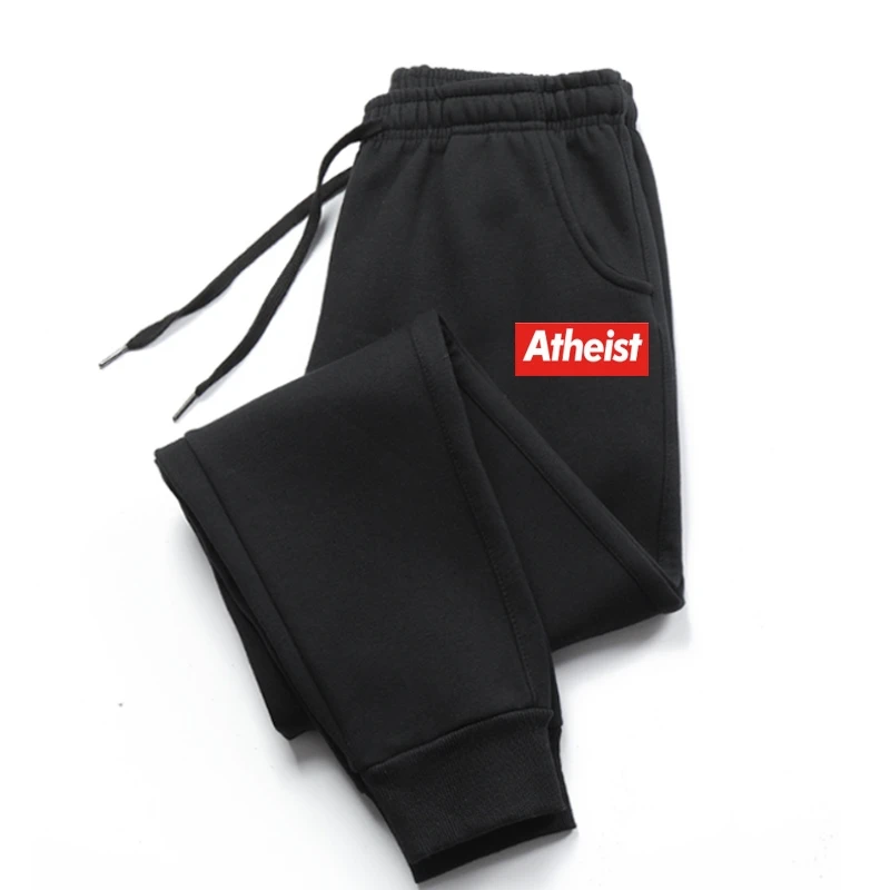 

Atheist Symbol FSM Pastafarian Religion Printed sweatpants Men Male Novelty Cotton Short Sleeve Men trousers sweatpants Streetwe