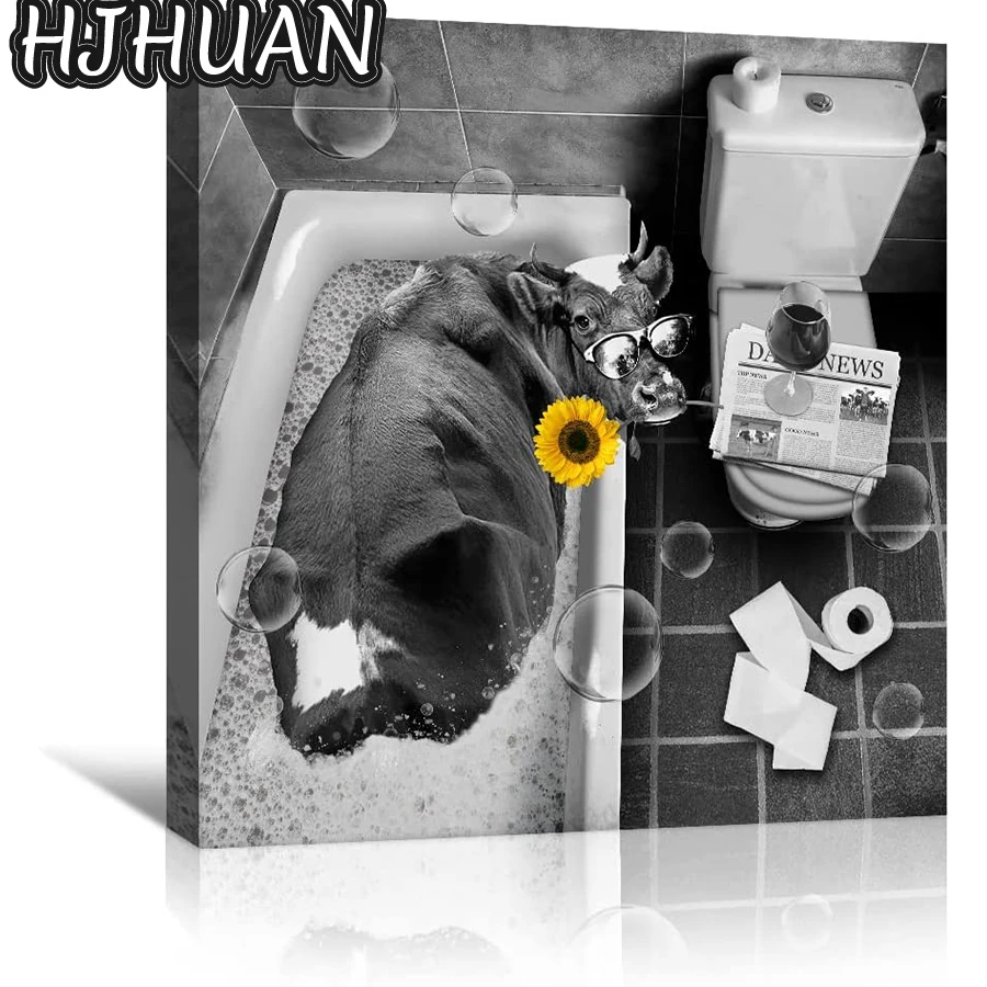 

Алмазная 5D мозаика «сделай сам», рисование в виде черно-белых животных, коров, полная круглая квадратная мозаика, вышивка крестиком, мозаика...