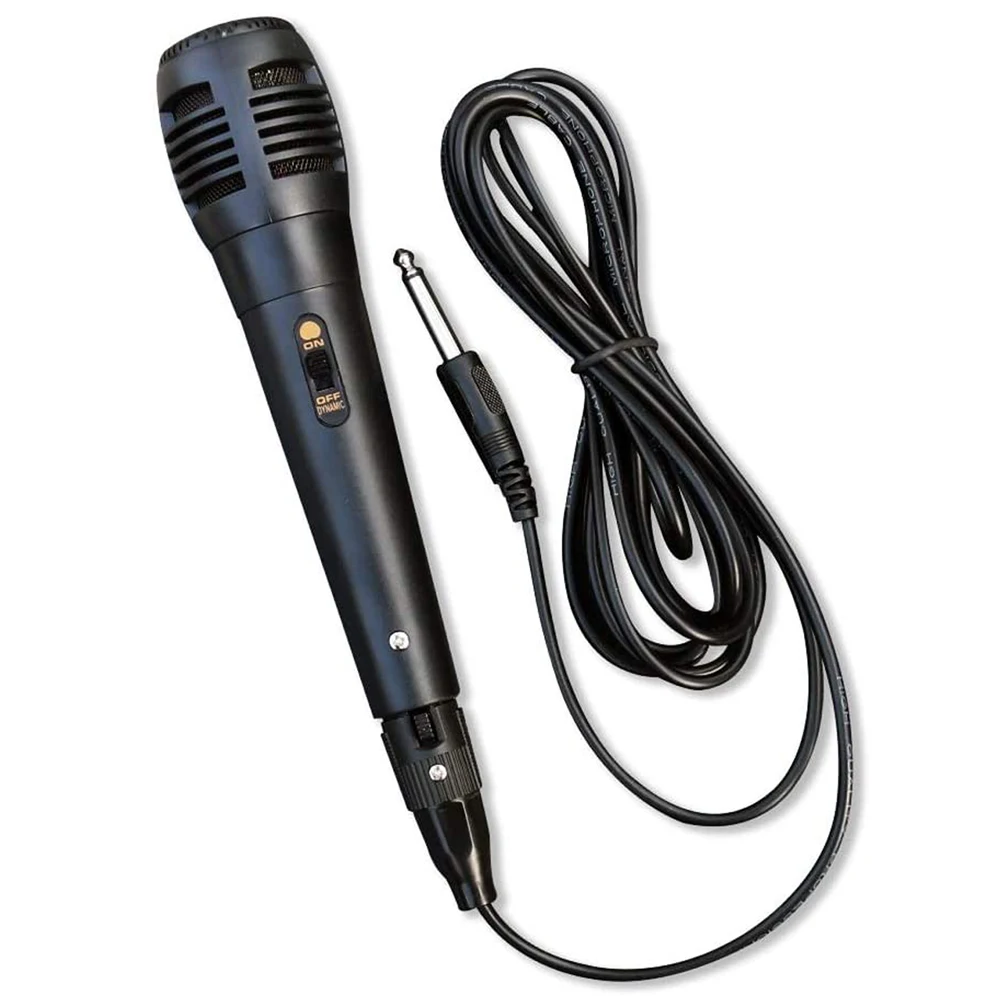 

Handheld Karaoke Microphone Professional Wired Dynamic Microphone Cardioid Unidirectional Vocal Mic for Party Music Performance