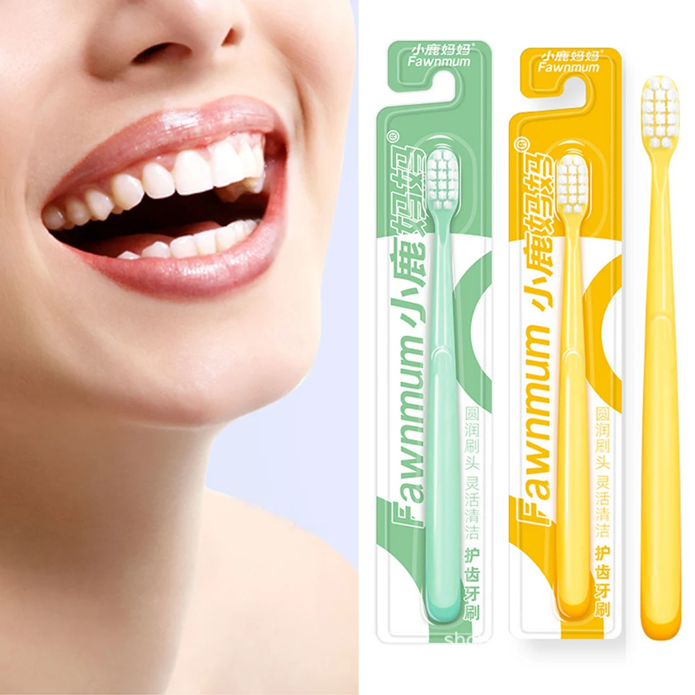 

1PC Ultra-fine Soft Toothbrush Antibacterial Protect Gum Health Tooth Brush Oral Hygiene Adult Teeth Protective Cleaning Tools