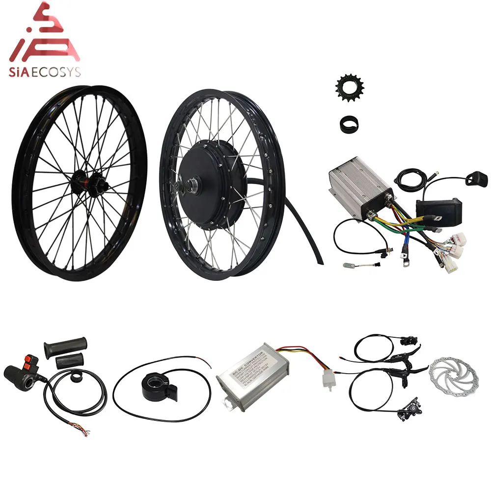 

QS Motor 205 50H V3 Electric high power bicycle kit / E bike kit / spoke hub Motor 3000W Powerful Hub Motor Kit