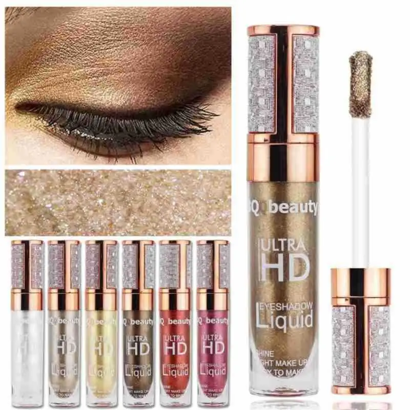 

Liquid Eyeshadow Metallic Diamond Shiny Eye Liner Pen Giltter Eyeshadow Palette Lasting Shimmer Lying Silkworm Brighten Cosmetic