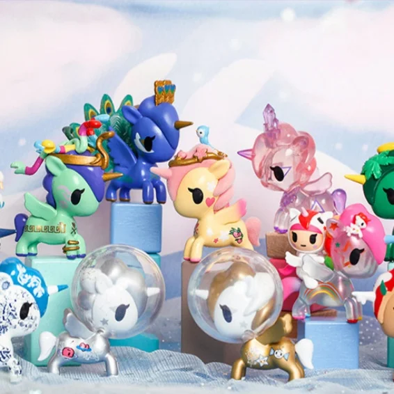 Фото Коллекционная художественная фигурка Tokidoki Unicorn Blind Box Series 8, украшение для рабочего стола, праздничный подарок для взрослых коллекционеров №1