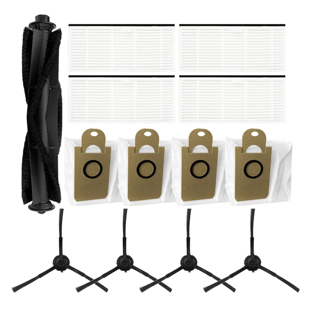 

Мешки для пыли с рулонной щеткой, боковая щетка, запчасти для фильтра НЕРА Для роботов-пылесосов XIAOMI VIOMI S9, аксессуары