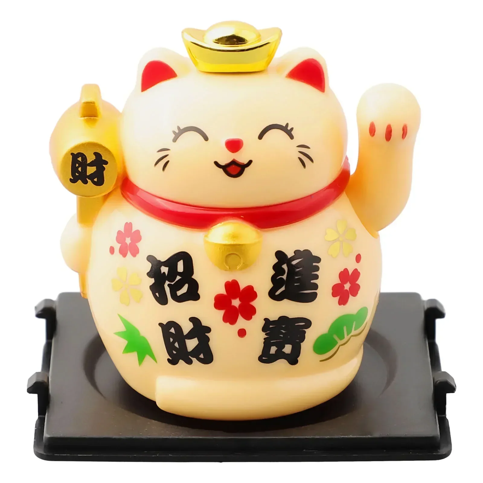 Китайская счастливая кошка приветственная фотоиндукционная статуя домашний