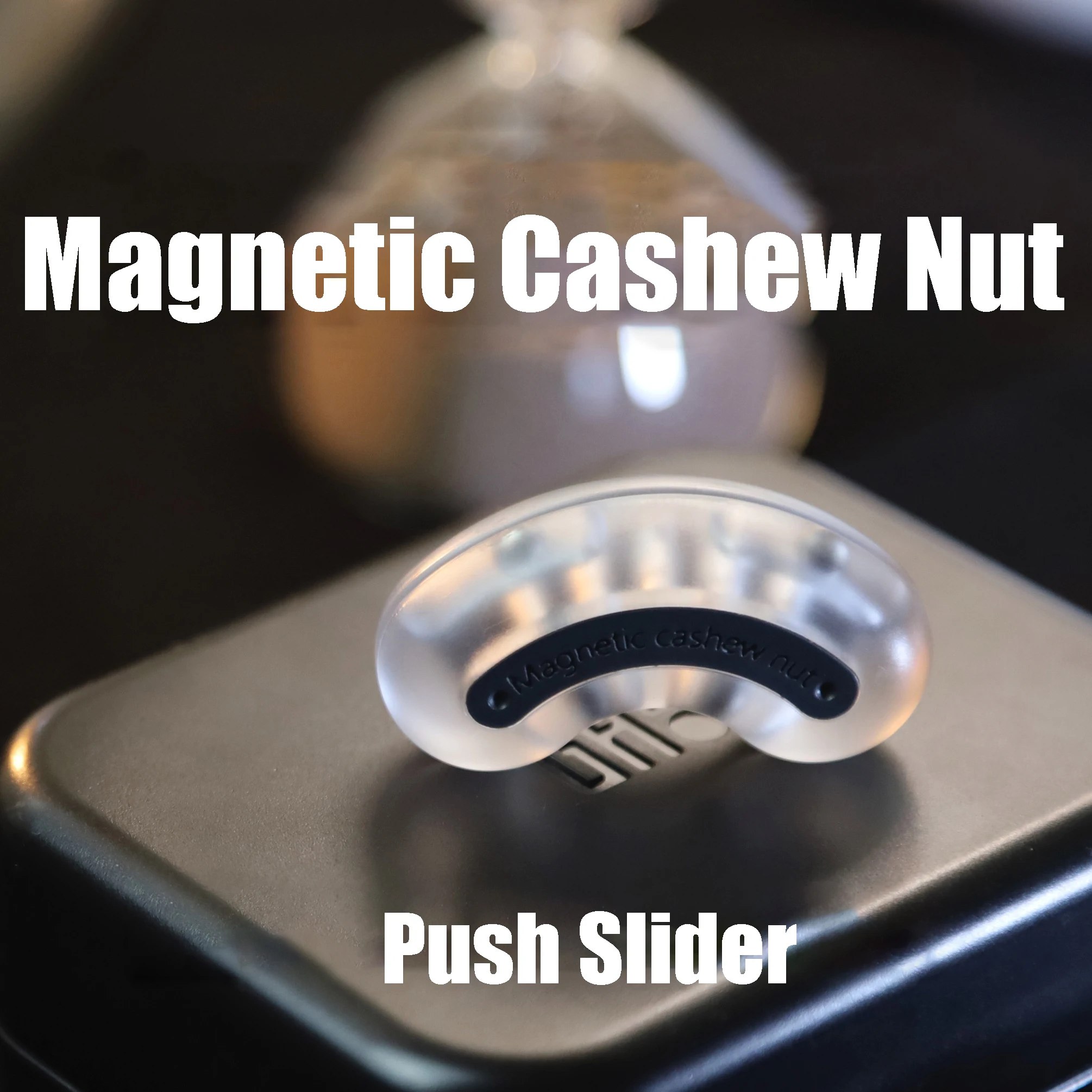 GAO Studio Magnetic Cashew Nut Push Card Push Egg Edc Decompression Toy Office Decompression Magnetic Toy Trendy Play enlarge