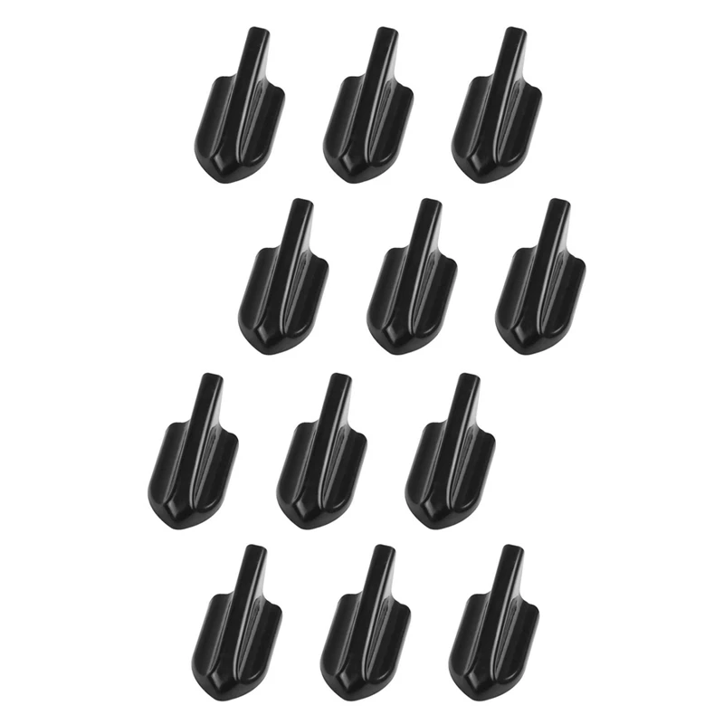 

12 шт. черный автомобиль EVO-Style PP крыша Акулий плавники спойлер комплект крыла Вихревой генератор