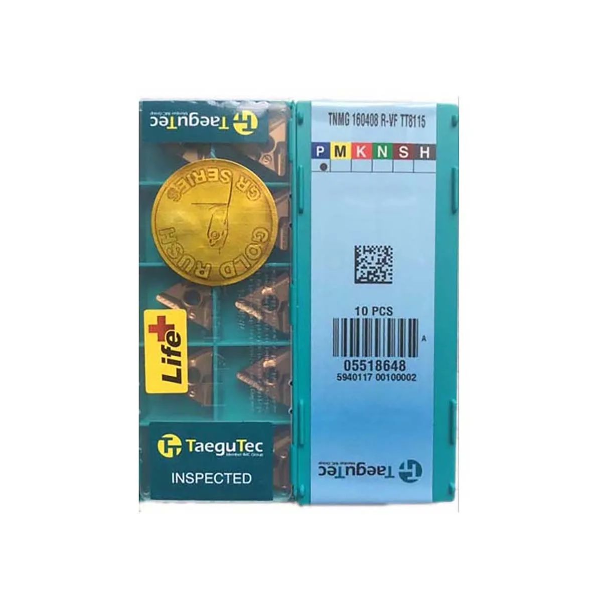 

TaeguTec 100% Original TNMG TNMG16 TNMG160408R VF TNMG160408R FS TNMG160408 MT CT3000 Medium Carbide Turning Inserts