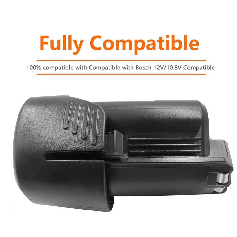 

BAT411 3000mAh Li-ion Battery For Bosch 12V BAT412A BAT413A D-70745GOP 2607336013 Power Tool Rechargeable Batteries