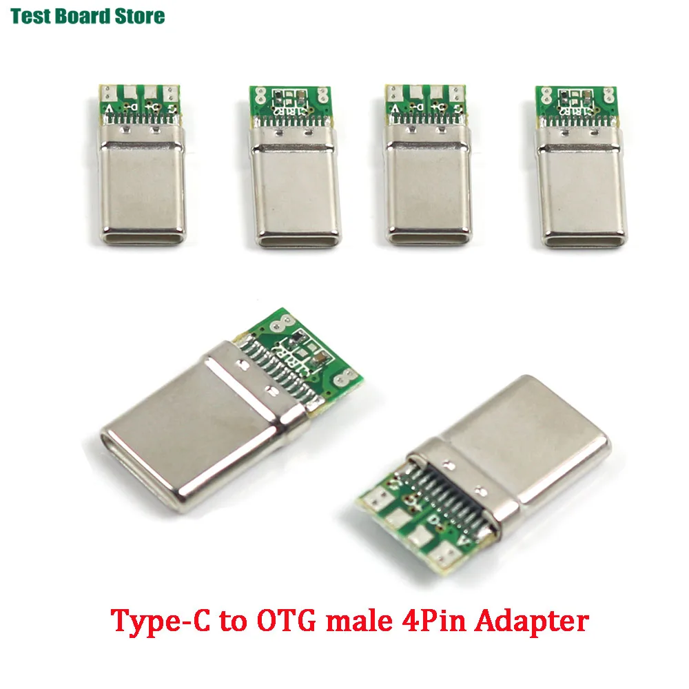 

Type-c OTG штекер 4P с адаптером питания