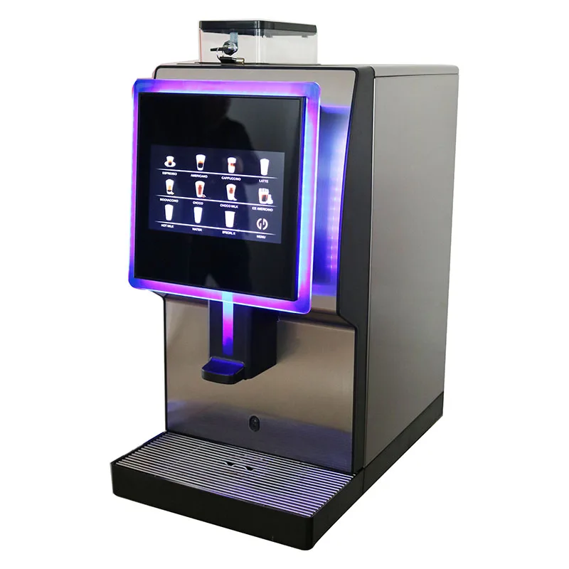 New design fully automatic v8 commercial coffee machine /espresso coffee machine 11 drinks options