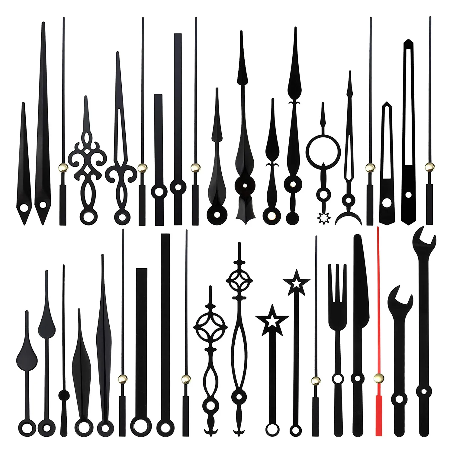 14-й стильный механизм часового механизма нетикающие стрелки часов замена