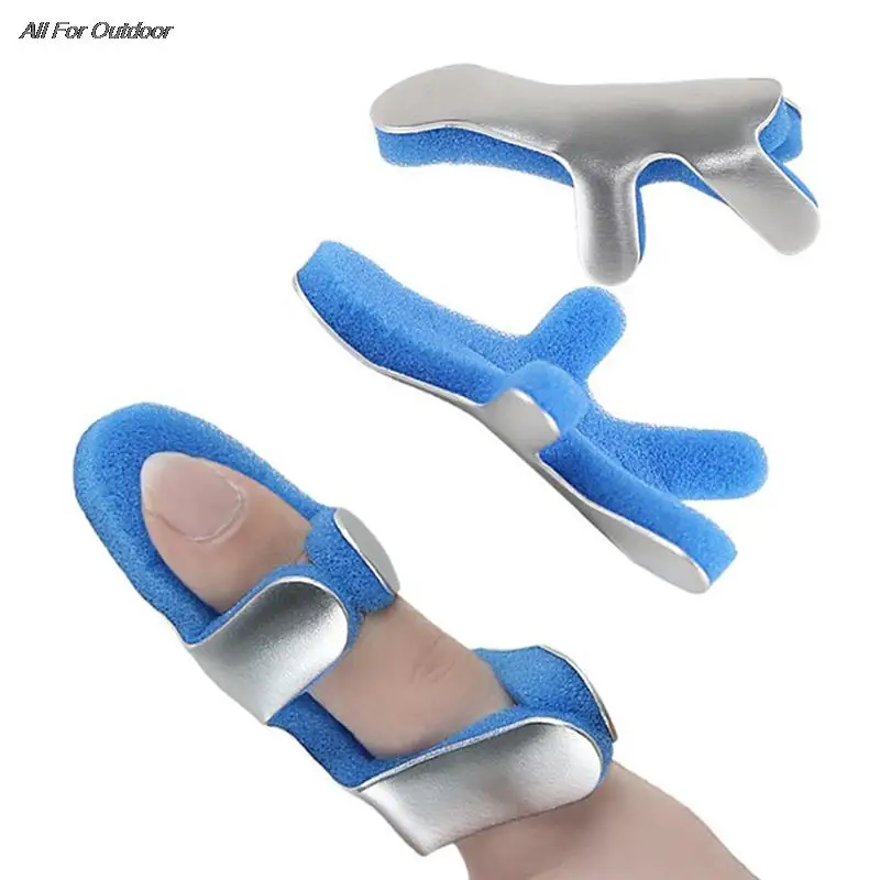 

Medical Finger Splint Brace Frog Phalanx Posture Corrector Aluminium Toad Finger Protect Support Recovery Injury Malleable Belt