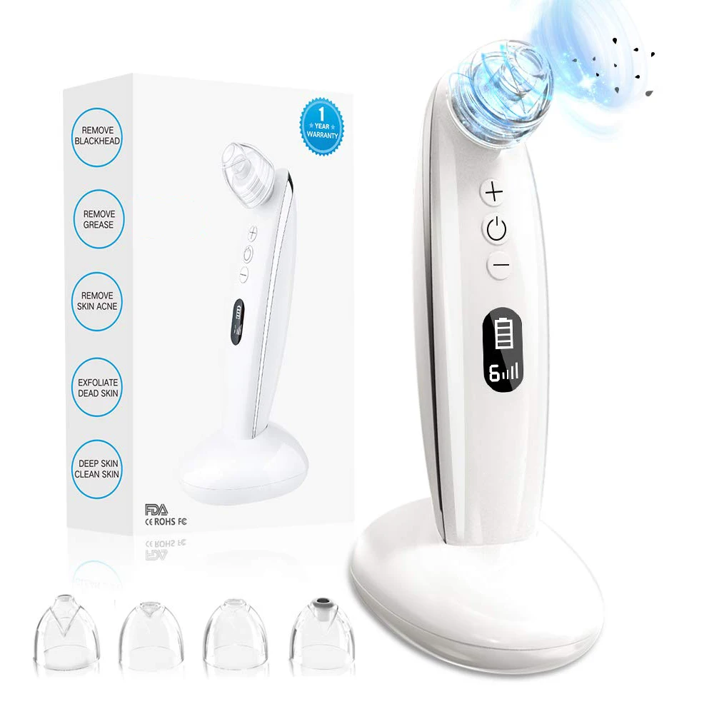 

Skin care New Electric Blackhead Remover Pimple Pore Clean Device Vacuum Facial Acne Clean Black Nose Point Beauty Skin Tool
