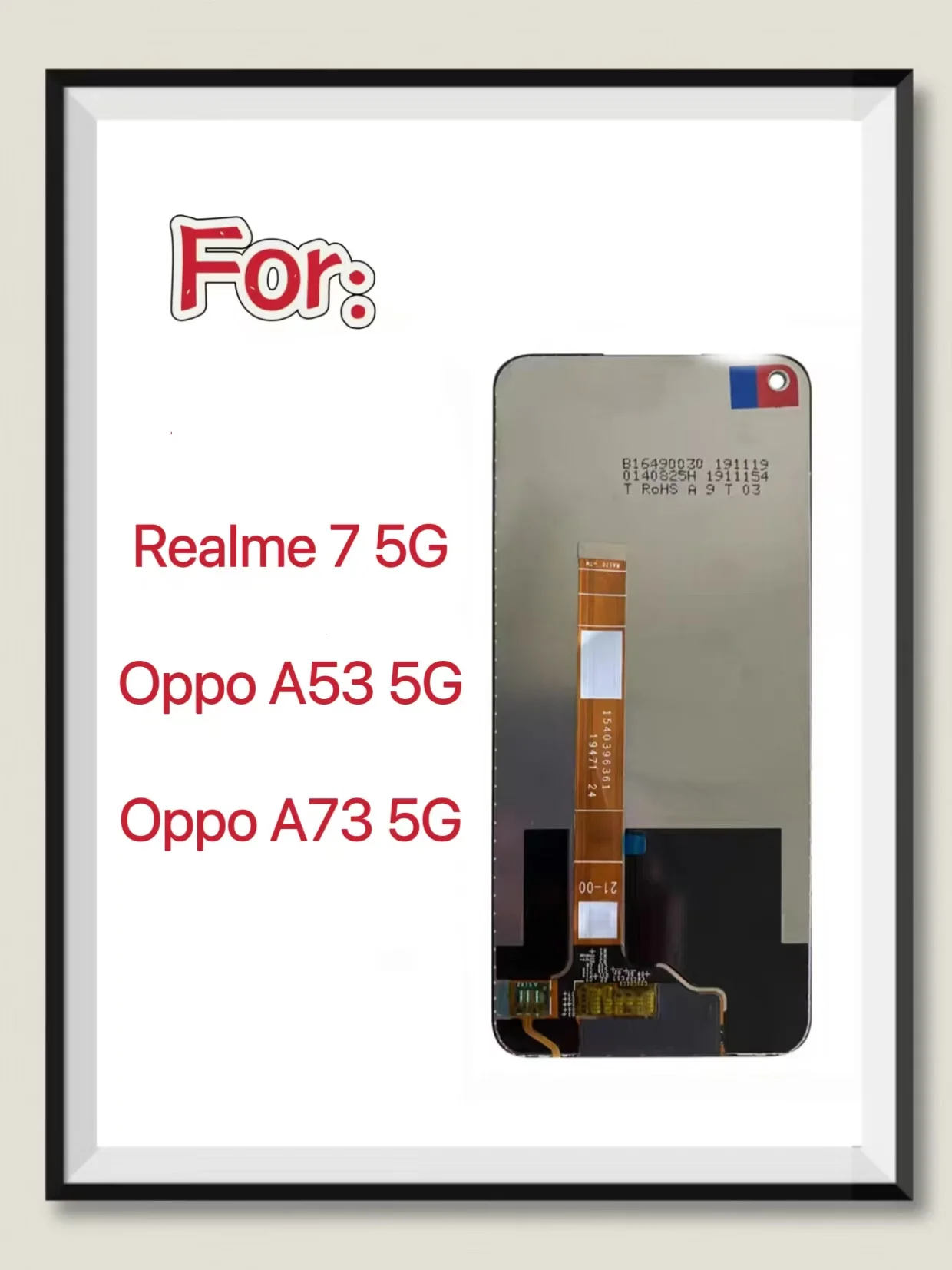 6 5 &quotOEM для Oppo A73 CPH2161 ЖК-дисплей со заменой рамки + дигитайзер сенсорного экрана