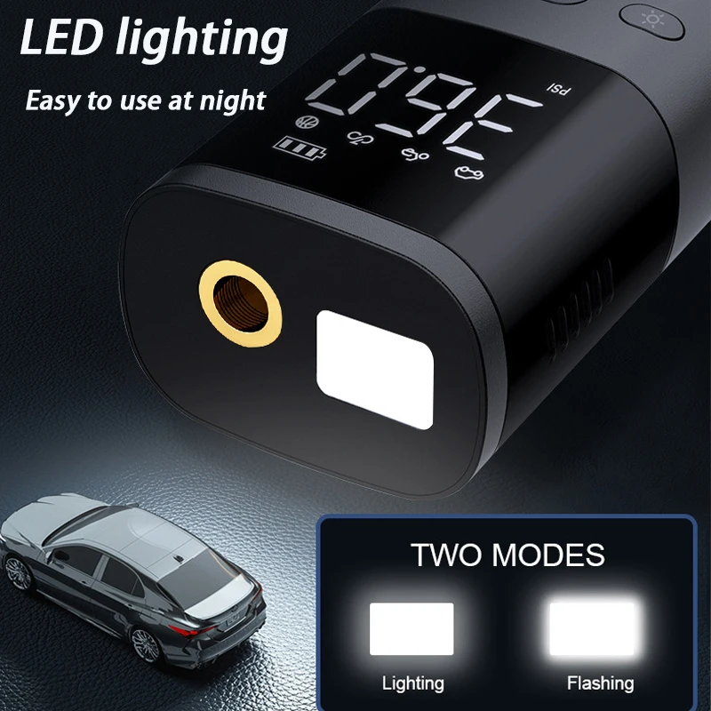 Портативный Мини-автомобильный Насос Многофункциональный Воздушный Для