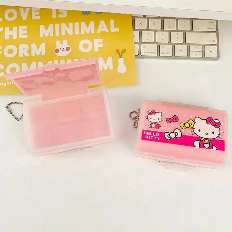 Органайзер для таблеток Hello Kitty дорожный портативный контейнер хранения милая