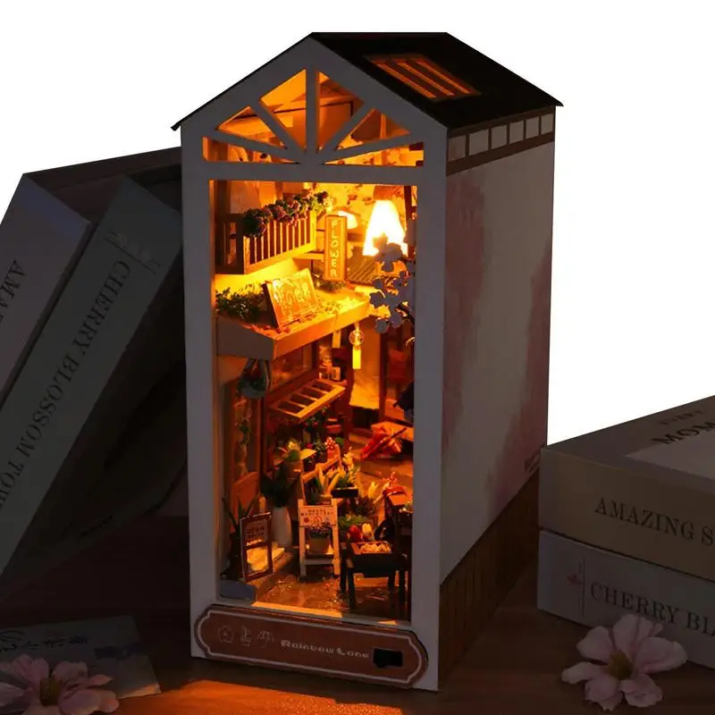 

Book After The Rain Eternal Book Store Book DIY Dollhouse BookBookshelf Insert Decor Alley Bookends Model Build-Creativity Kit