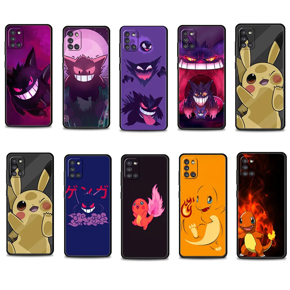 

Pokemon Charmander Gengar Capa Celulares Phone Coque For Samsung A41 A71 A51 A52 A21s A02s A31 A72 A32 4G A12 A73 A22 A53