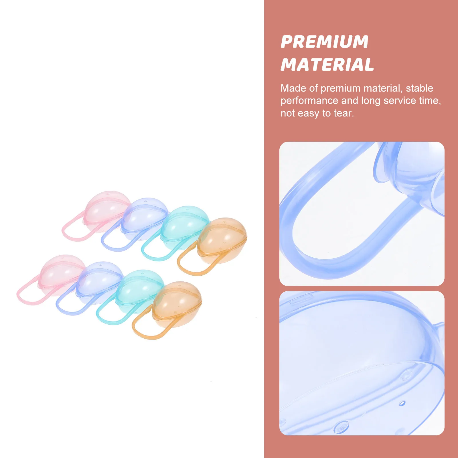 Фото 8 шт., чехлы для сосок, портативный держатель для детского молока, соски, коробка, сумка для подгузников, контейнер для соски премиум-класса, новый подарок для родителей №5