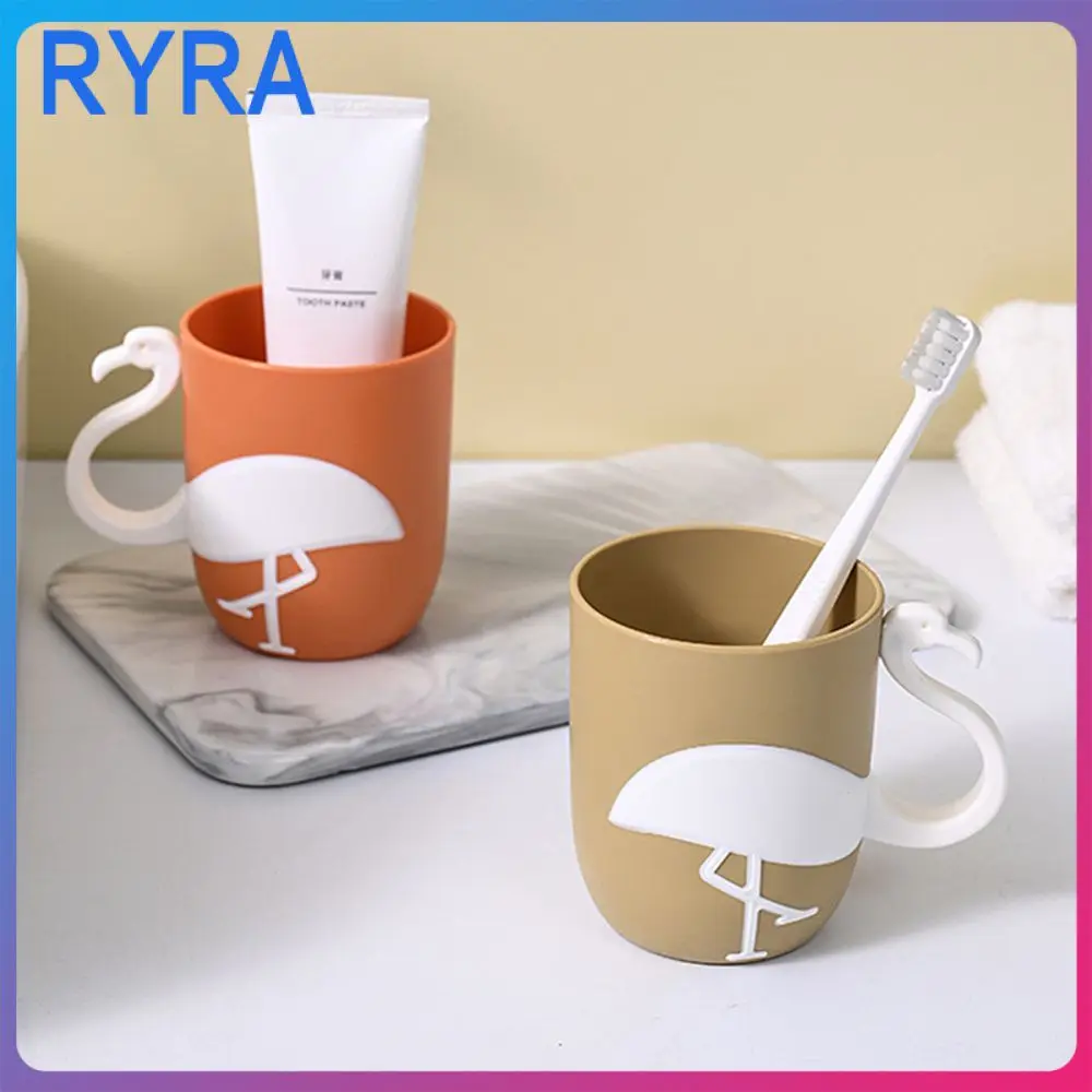

Cute And Cute Toothbrush Cup Khaki Household Water Cup Lightweight And Portable Smooth Cup Mouth Mouthwash Cup Mouth Cup Stylish