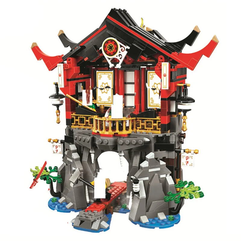 

New Ninja Temple of Resurrection Building Blocks kit Bricks Ninjagoed Movie Classic Model Kids Toys for Children Birthday gift