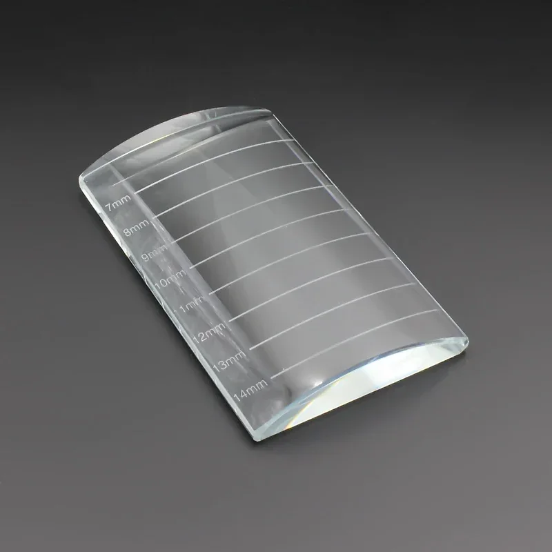 U-образная изогнутая подставка для накладных ресниц из хрустального стекла