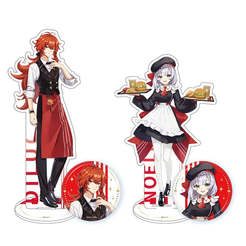 Фото Genshin Impact официальный Merch miHoYo оригинальная Подлинная серия Outland Gastronomy акриловая подставка №1