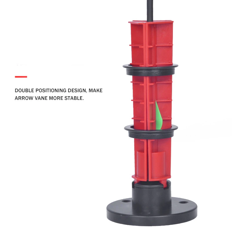 

Upgraded Cylindrical Arrow Flexching Jig Hunting Arrow Double Ring Fixation DIY Sticky Feather Picks Tool