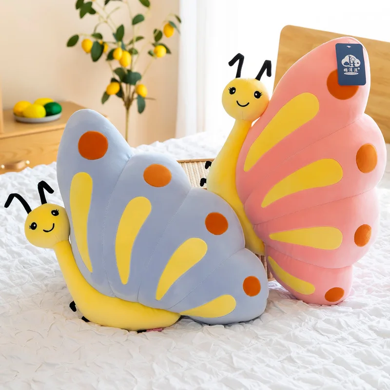 

50cm Butterfly Cute Plush Dolls Baby Kids Cute Animal Soft Cotton Stuffed Soft Toys Sleeping Mate Gift Boy Girl Kids Toy Kawaii