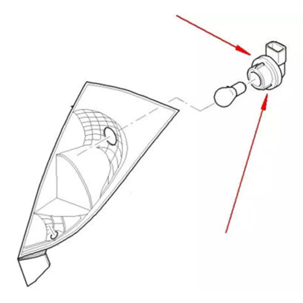 

Rear Brake Light Bulb Holder Stop Lamp Bulb Socket Base For Ford Focus 1nd GenerationHatchback & Focus 2nd Generation