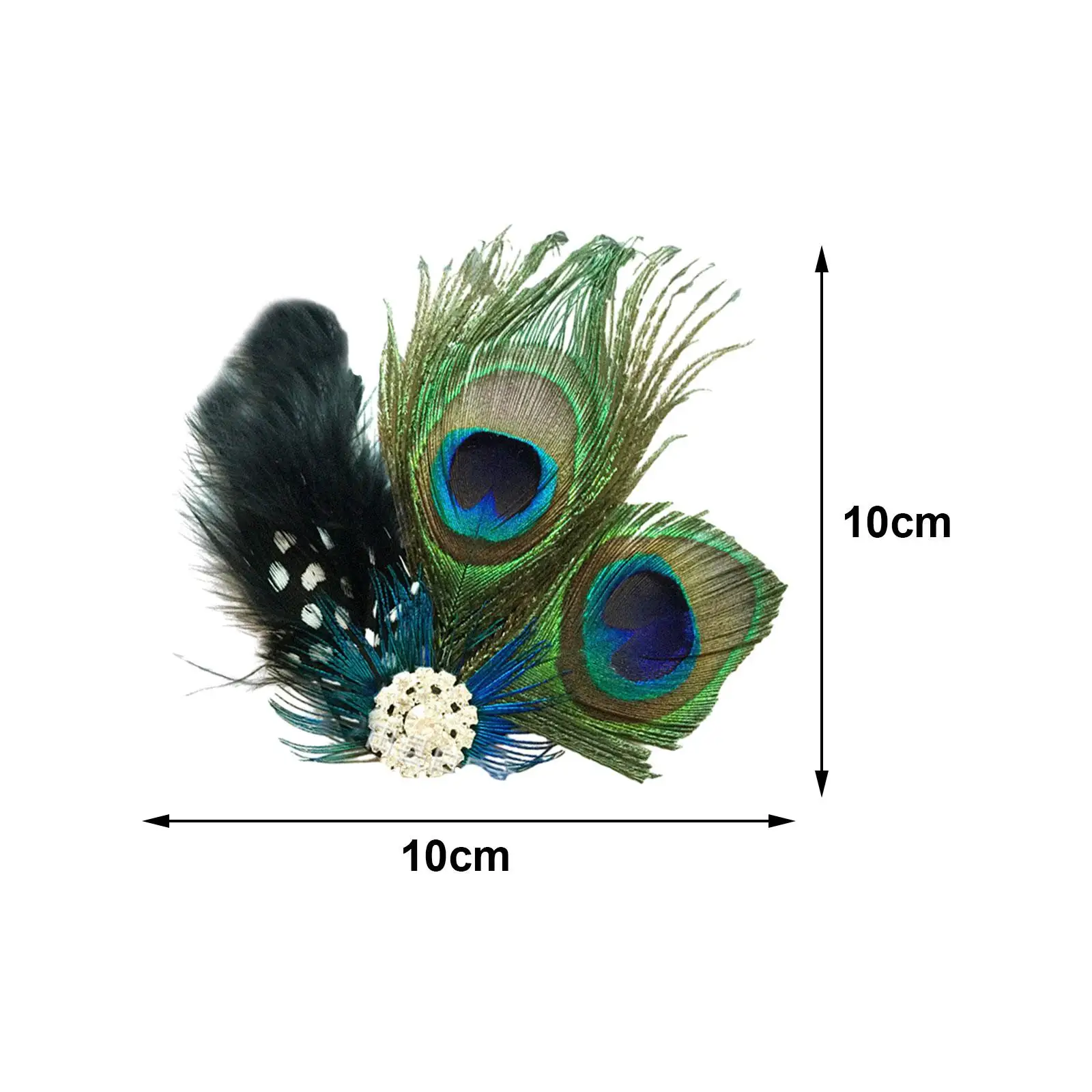 Заколка для волос с перьями заколка 1920-х годов головной убор клапаном выпускного