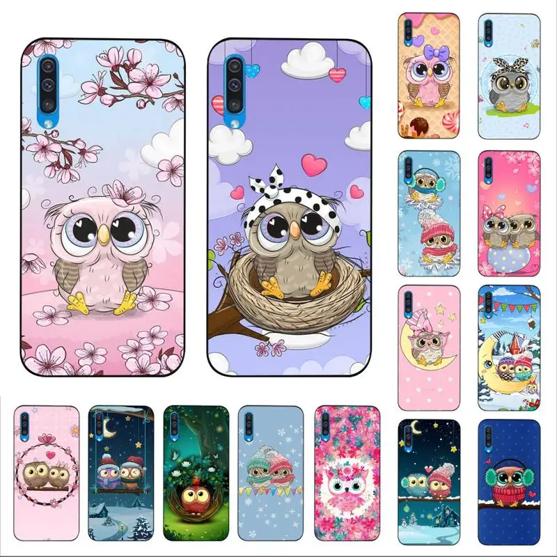 

MaiYaCa Cute Cartoon Owl Phone Case for Samsung A51 01 50 71 21S 70 10 31 40 30 20E 11 A7 2018