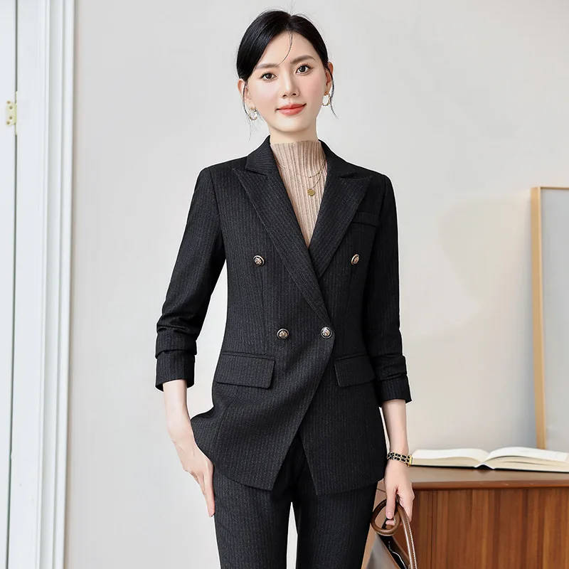 Высококлассный деловой костюм женский весенне-осенний общественный экзамен