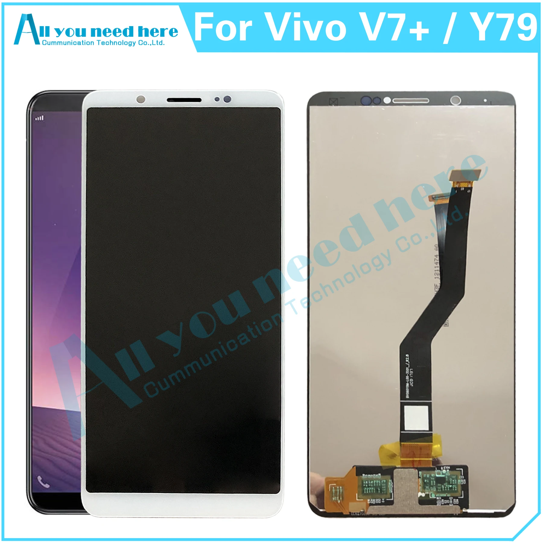 ЖК-дисплей для Vivo V7 + Y79 Y79A 1716 1850 V7 Plus V7Plus
