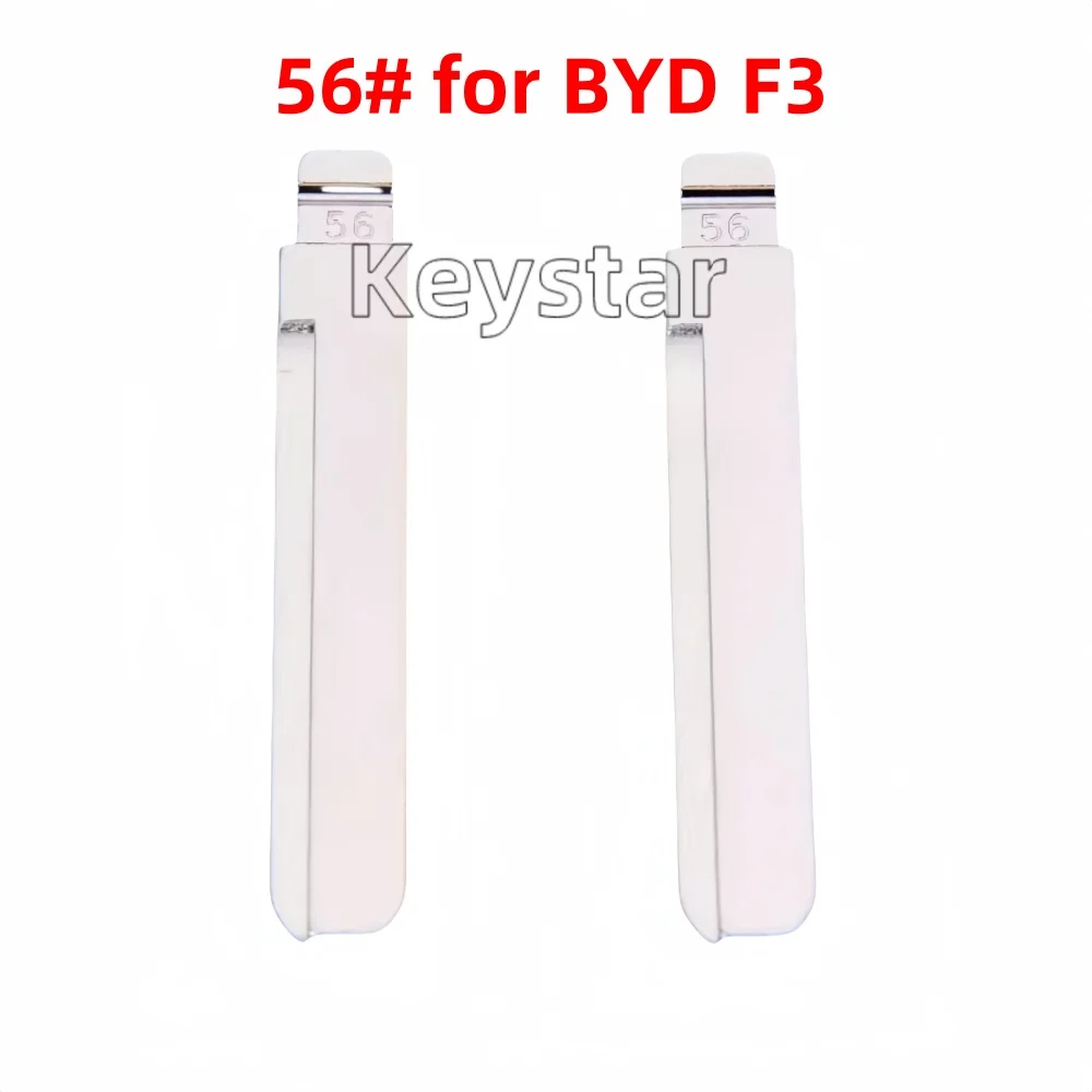 

10 шт./лот Автомобильный ключ KD 56 # универсальный ключ, Пустой Запасной флип-ключ для KD KEYDIY VVDI Xhorse пульт дистанционного управления для BYD F3 M6, сменный ключ