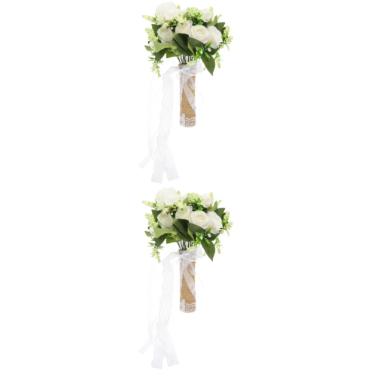 

Bouquet Flower Wedding Bridal Holding Rose Artificial Centerpieces Party Decoration Valentineday Bridesmaids Hand Bride