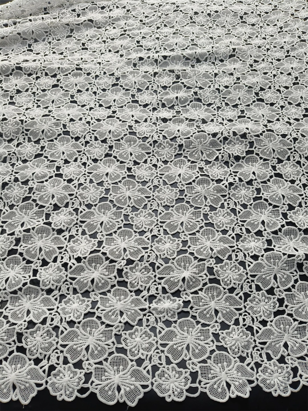 5 ярдов 2024 новинка приятное для кожи лучшее качество Изящный Белый гипюр шнур