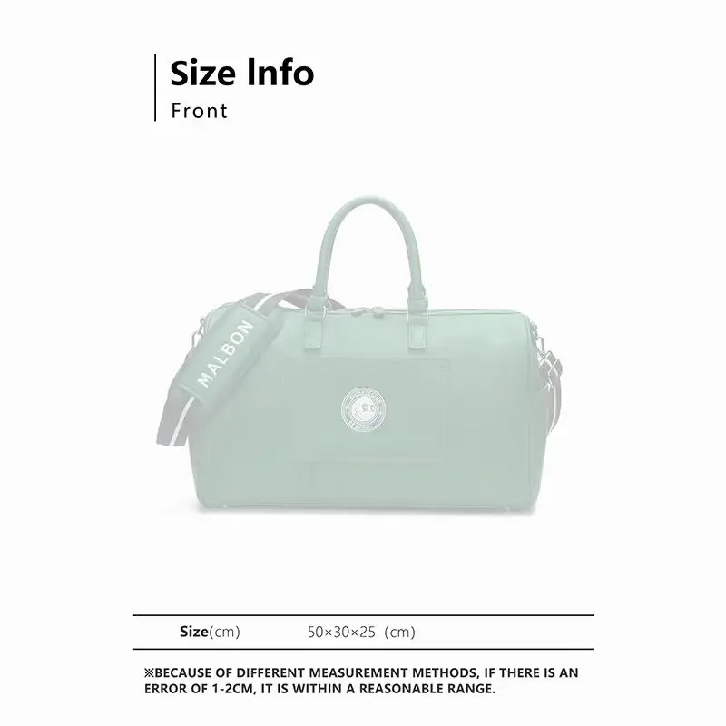 2023 Super New Golf Boston Bag Large Capacity Clothing Bag PU Men's and Women's One Shoulder Bucket Bag Green Golf Bag