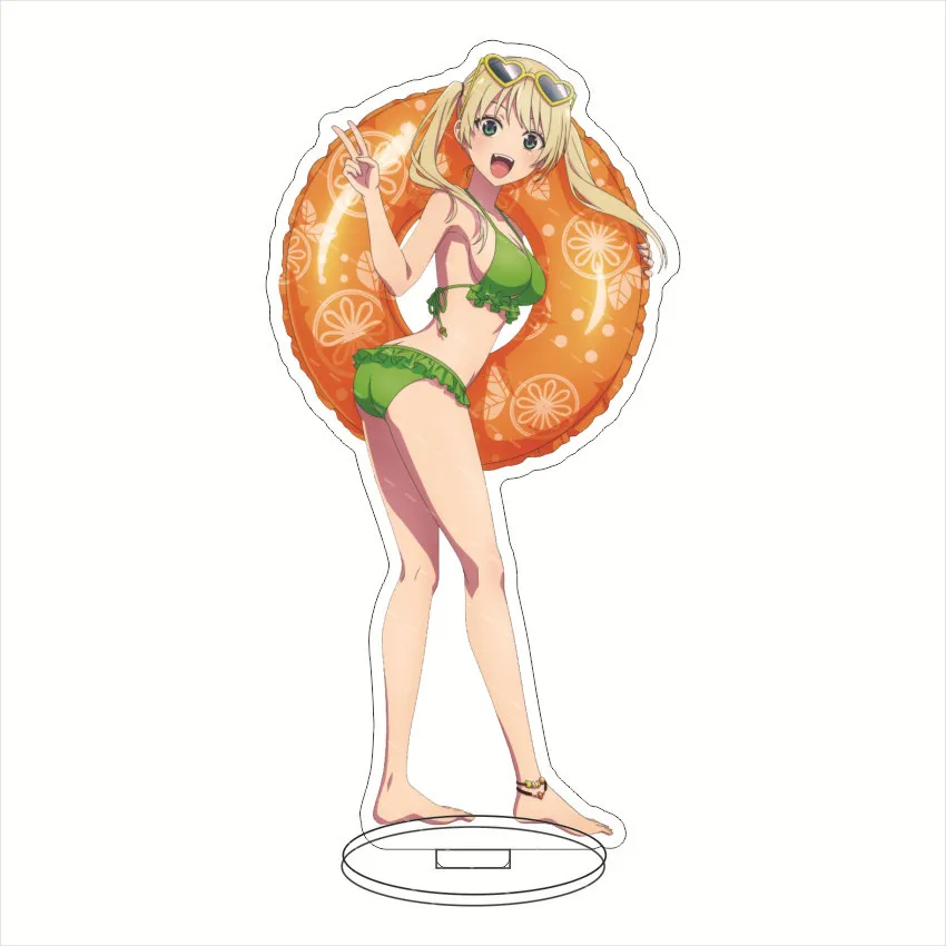 Kanojo mo Kanojo statuette in acrilico 3