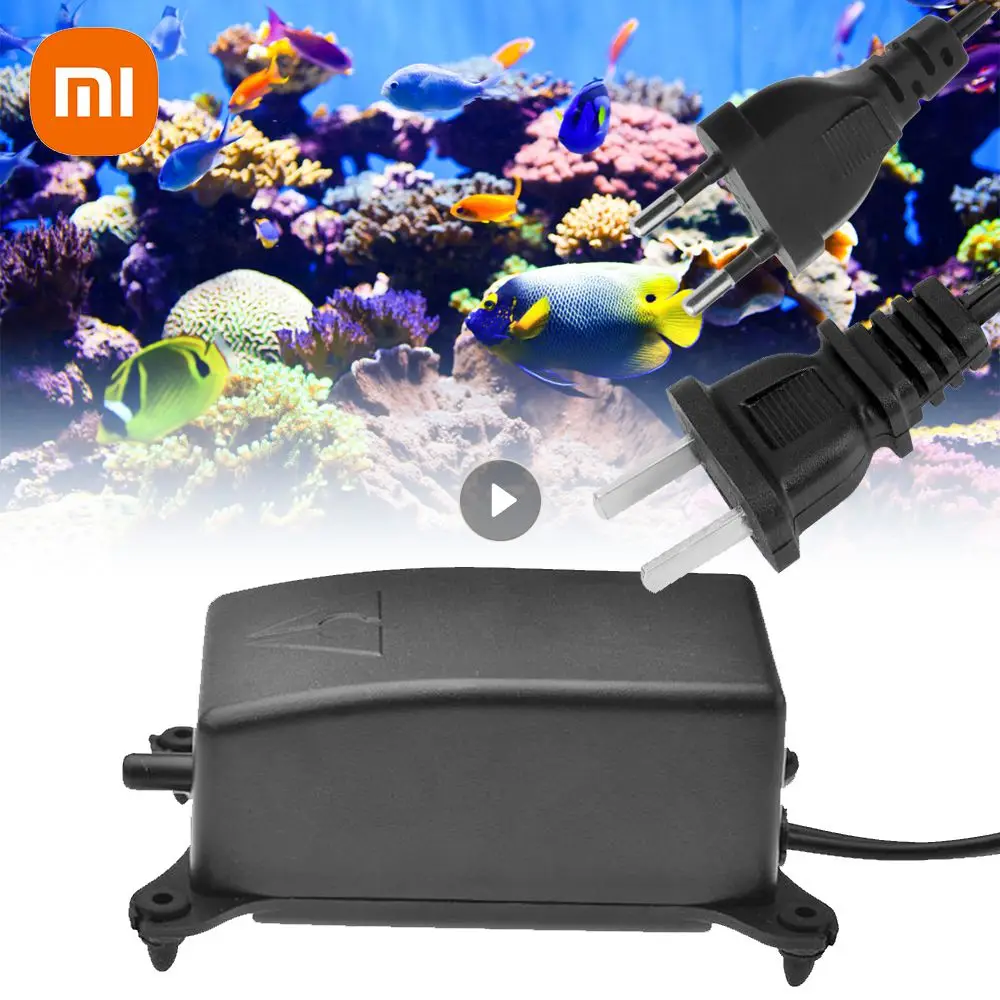 

2W Ultra Silent Aquarium Air Pump Air Pump Ultra Silent Fish Tank Aerator Pond Pump Hose Airstone Hydroponic Oxygen Plate