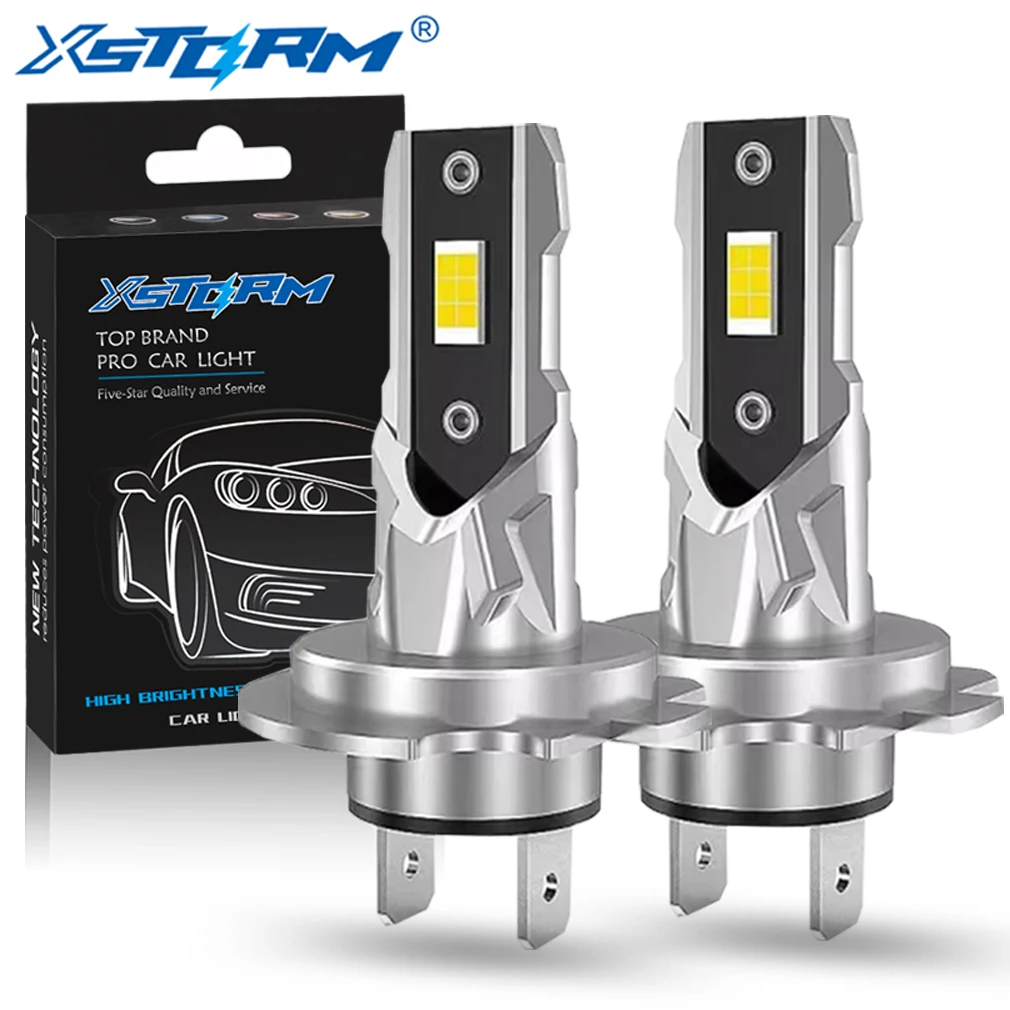 

H1 H3 H7 Светодиодная лампа для фар Mini 60W 20000LM CSP для автомобильных фар Вентилятор Автодиодные противотуманные фары 12V 6000K Автомобильные