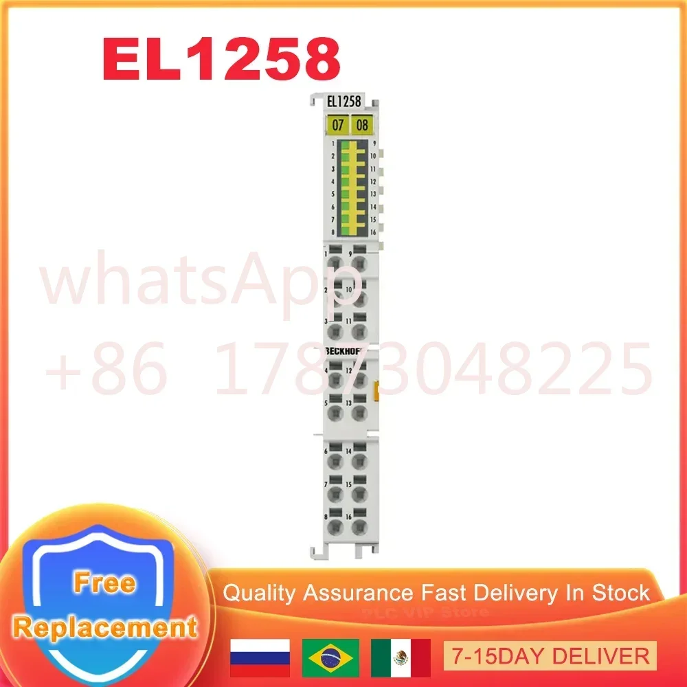 Новый оригинальный EL1258 EL 1258 EtherCAT терминал 8-канальный цифровой вход модуль ПЛК
