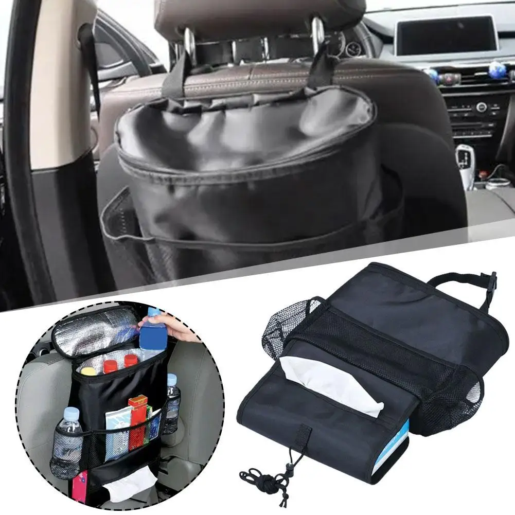 Сумка для хранения с изоляцией на спинку сиденья автомобиля интерьерная отделка