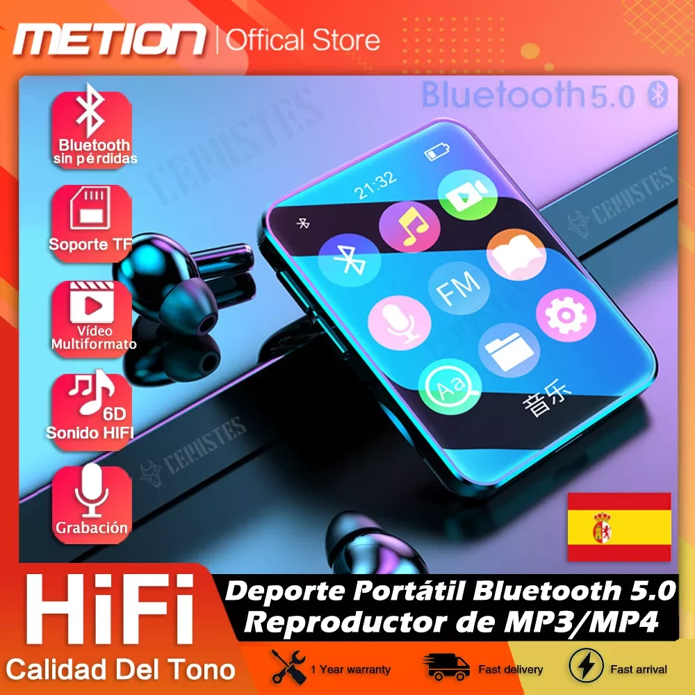 

2022 New MP3 Player Bluetooth 5.0 Full Screen Walkman Portable Sport Music Player Mp4 Video Player FM/E-book/Recorder Mp3 плееры
