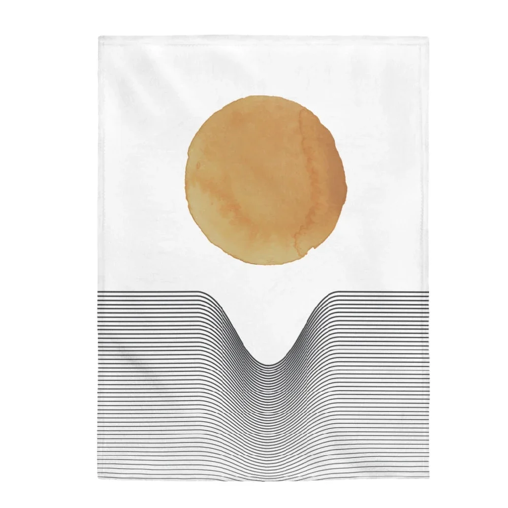 

Абстрактное солнцезащитное художественное плюшевое одеяло-3 размера