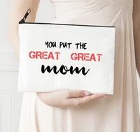 great mom cosmetic bags bachelorette party makeup bag toiletries travel size makeup purses wedding gifts fashion