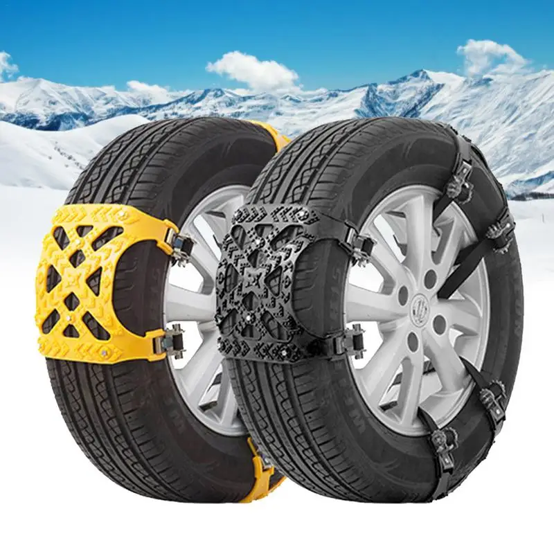 

Car Anti Skid Snow Chains Car Winter Universal Tire Wheels Chains Multi-function Car Off-road Vehicle SUV Car Tire Accessories